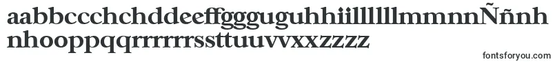 Шрифт CasablancaserialXboldRegular – галисийские шрифты