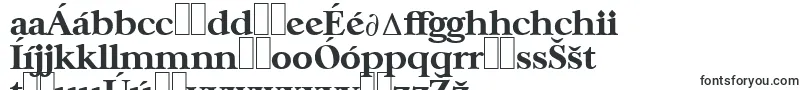 Шрифт CasablancaserialXboldRegular – чешские шрифты
