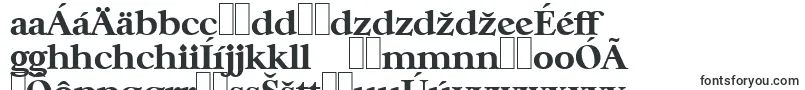 CasablancaserialXboldRegular-Schriftart – slowakische Schriften