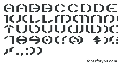 Year3000Expanded font – straight Fonts