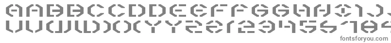 Year3000Expanded Font – Gray Fonts on White Background