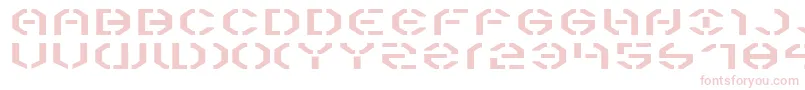 Year3000Expanded Font – Pink Fonts on White Background