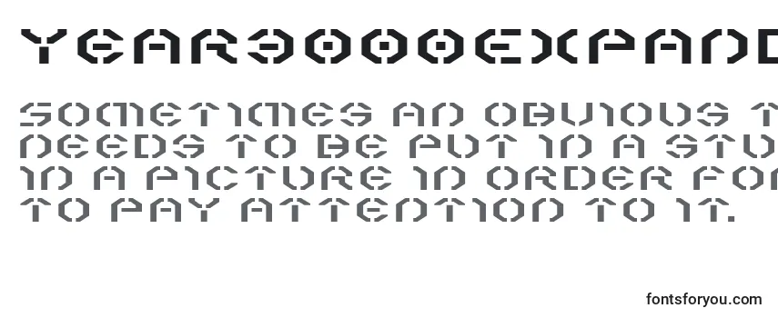 Year3000Expanded Font