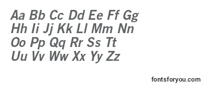 Review of the TradegothicltstdBd2obl Font