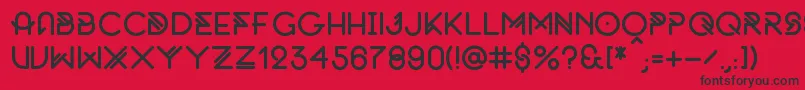 More about OriginalByFnkfrsh Font OriginalByFnkfrsh Font – Black Fonts on Red Background