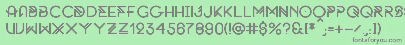 OriginalByFnkfrsh Font – Gray Fonts on Green Background