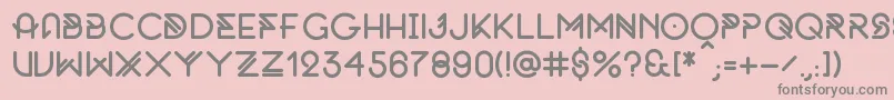 Fonte OriginalByFnkfrsh – fontes cinzas em um fundo rosa