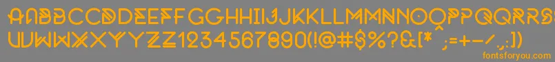 OriginalByFnkfrsh Font – Orange Fonts on Gray Background