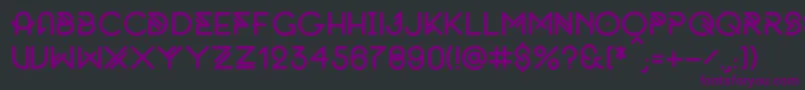 En savoir plus sur la police OriginalByFnkfrsh Police OriginalByFnkfrsh – polices violettes sur fond noir