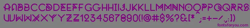 OriginalByFnkfrsh-Schriftart – Violette Schriften auf grauem Hintergrund