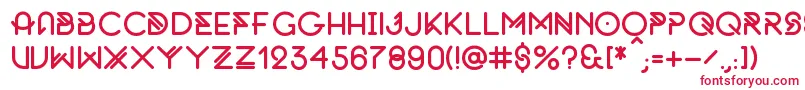 OriginalByFnkfrsh Font – Red Fonts on White Background