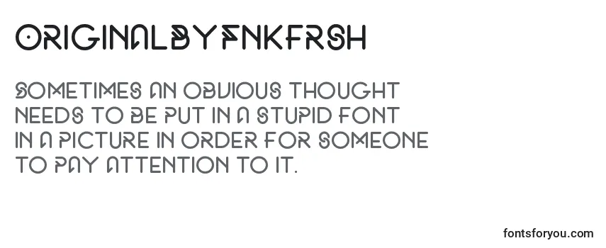 OriginalByFnkfrsh-fontti