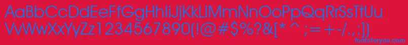 Tt0154m Font – Blue Fonts on Red Background