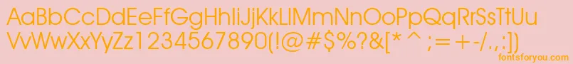 Tt0154m Font – Orange Fonts on Pink Background