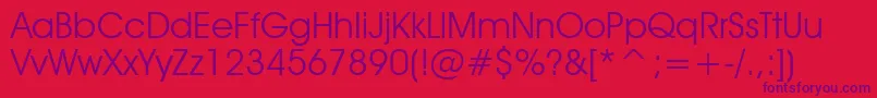 Tt0154m Font – Purple Fonts on Red Background