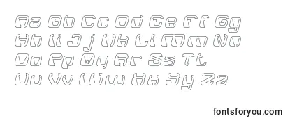 Review of the ElectroMagnetHollow Font