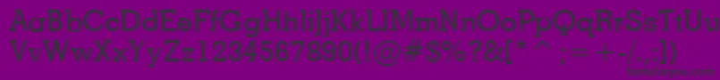 PfdetourRegular Font – Black Fonts on Purple Background