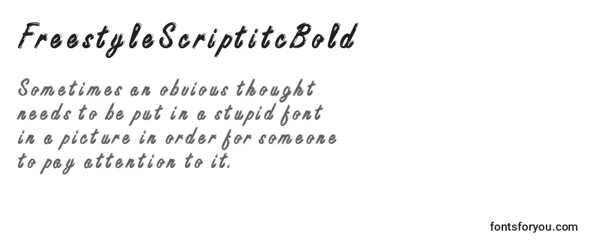 FreestyleScriptitcBold Font