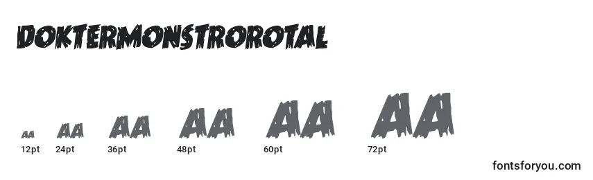 Doktermonstrorotal Font Sizes