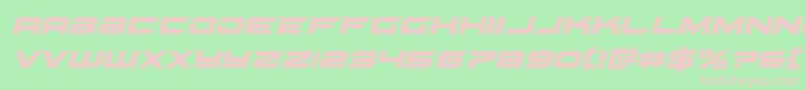 Gypsykilleracadital Font – Pink Fonts on Green Background