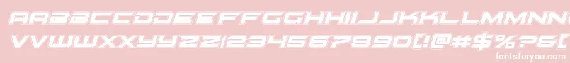 Gypsykilleracadital Font – White Fonts on Pink Background