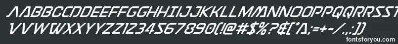 Discotechiasuperital Font – White Fonts on Black Background
