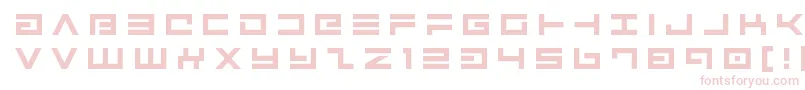 Avengertitle Font – Pink Fonts on White Background