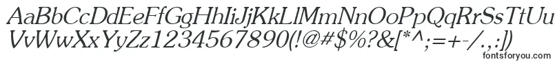 PrestigeItalic-fontti – terävät fontit