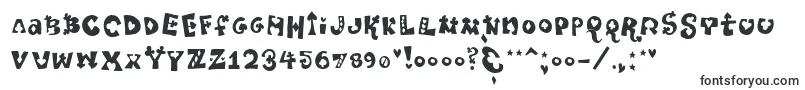 フォントPokerpartynaked – 大文字のフォント