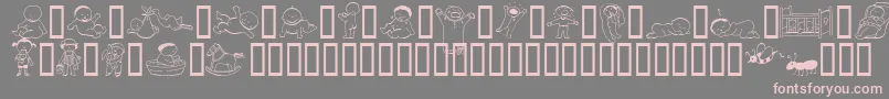 AbartfontsBabyboomone Font – Pink Fonts on Gray Background