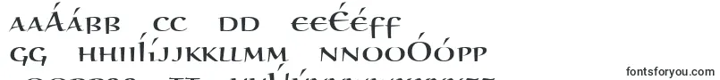 Czcionka BraganzaScItc – gaelickie czcionki