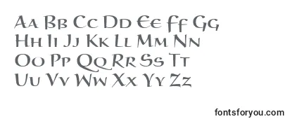 Review of the BraganzaScItc Font