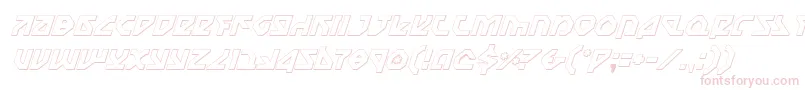 Nostrooi Font – Pink Fonts on White Background