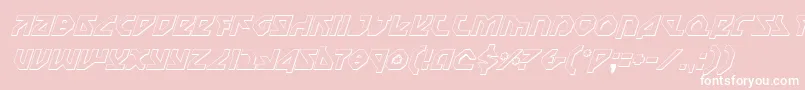 Nostrooi Font – White Fonts on Pink Background