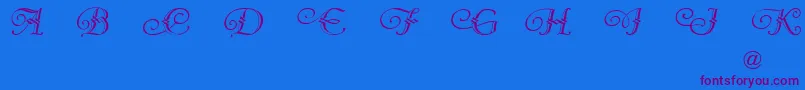 More about VergennesDemo Font VergennesDemo Font – Purple Fonts on Blue Background