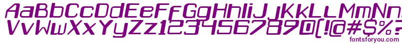 Caracascursiva Font – Purple Fonts on White Background