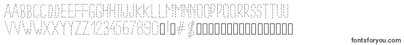 Шрифт Pwdottedfont – шрифты, начинающиеся на P