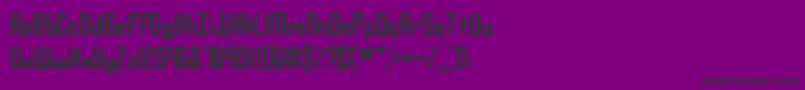 JupiterCrashBrk Font – Black Fonts on Purple Background