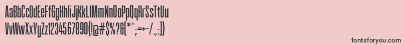 Fatcow Font – Black Fonts on Pink Background
