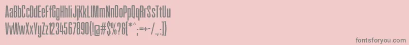 Fatcow Font – Gray Fonts on Pink Background