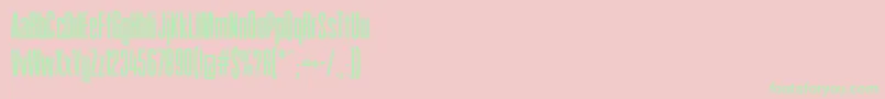 Fatcow Font – Green Fonts on Pink Background