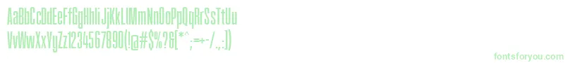 Fatcow Font – Green Fonts on White Background