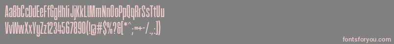 Fatcow Font – Pink Fonts on Gray Background