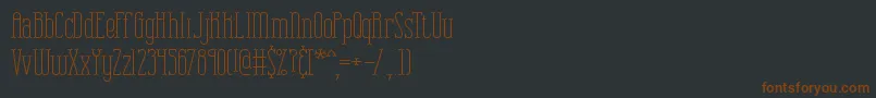 Combuspl Font – Brown Fonts on Black Background