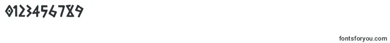 CaesardressingRegular Font – Fonts for Numbers and Digits