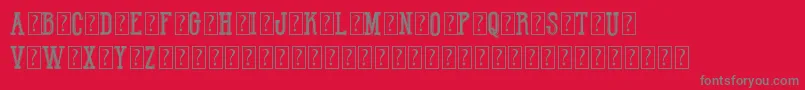 More about HotVarsityTeamDemo Font HotVarsityTeamDemo Font – Gray Fonts on Red Background