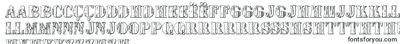 Шрифт Wetworks3D – албанские шрифты