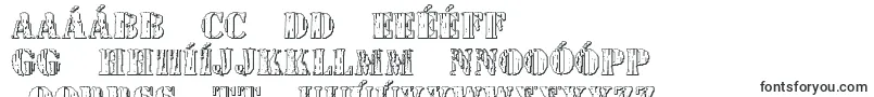 Шрифт Wetworks3D – гэльские шрифты
