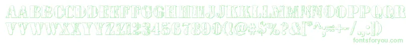 Wetworks3D-Schriftart – Grüne Schriften