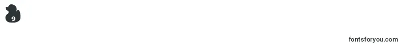 GugliDuckyRubber Font – Fonts for Digit 9